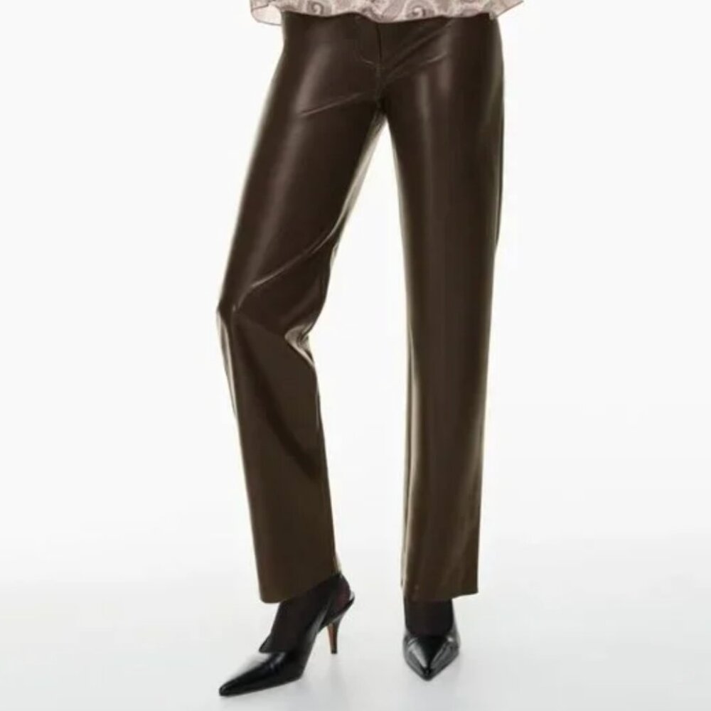 New Aritzia The Melina™ Pant High-waisted Vegan Leather pants